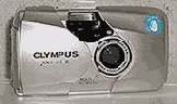 Сверху — пленочная камера Olympus n[mju ]ZOOM 115 снизу — цифровая камера Olympus C990ZOOM
